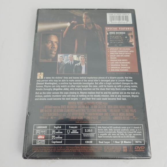 DVD Lot Of 5 Sealed Movies Gladiator Legends Of The Fall Bone Collector - Picture 9 of 13